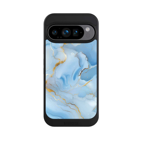 Google Pixel 9 Pro NIVOcore Blauer Marmor