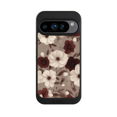 Google Pixel 9 Pro NIVOcore Negative Flower Bordeaux White with AI