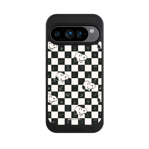 Google Pixel 9 Pro NIVOcore Snoopy Heads Checked Pattern