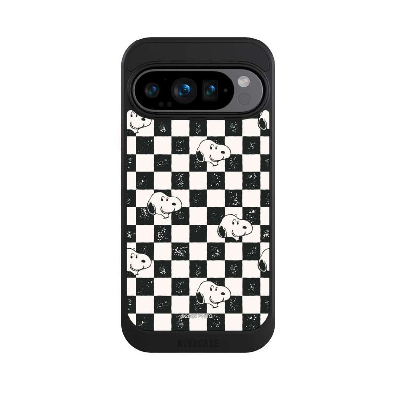 Pixel 9 Pro NIVOcore Snoopy Heads Checked Pattern