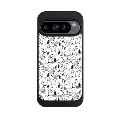 Google Pixel 9 Pro NIVOcore Classic Snoopy Pattern White