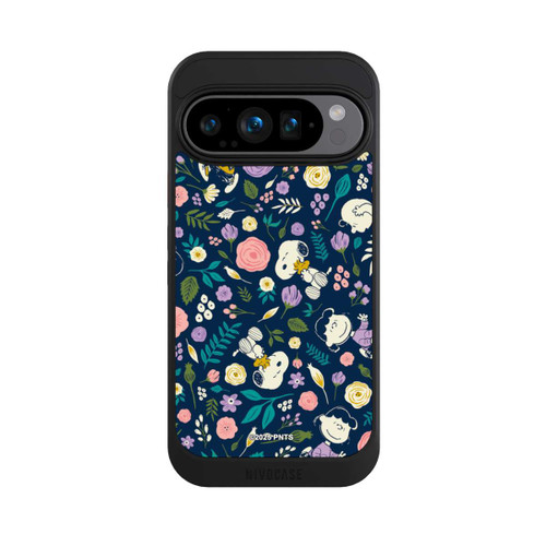 Google Pixel 9 Pro NIVOcore Peanuts Dark Flower Pattern