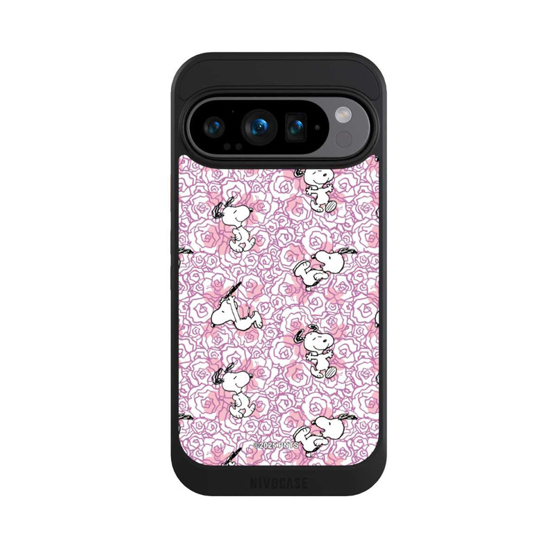 Pixel 9 Pro NIVOcore Peanuts Pink Roses Pattern