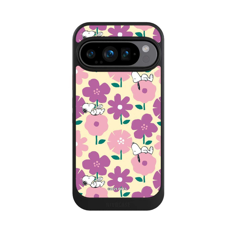 Pixel 9 Pro NIVOcore Peanuts Flower Pattern Yellow