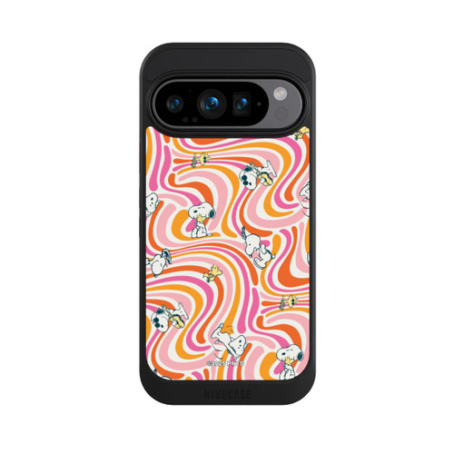 Google Pixel 9 Pro NIVOcore Peanuts Hippie Pattern Orange