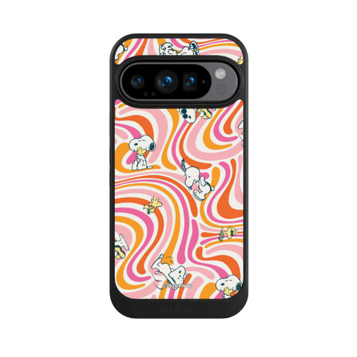 Google Pixel 9 Pro NIVOcore Peanuts Hippie Pattern Orange