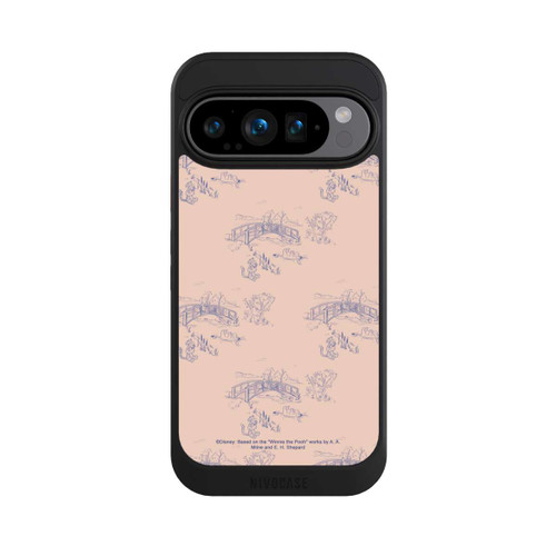 Google Pixel 9 Pro NIVOcore Winnie l'Ourson Pont Rose à Motif Céramique