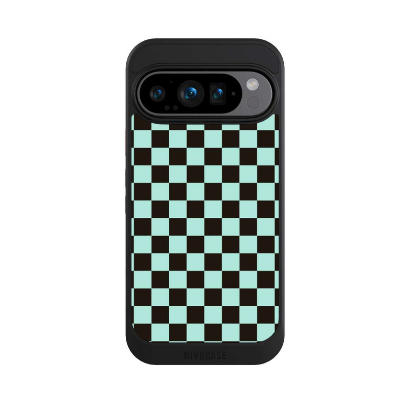 Pixel 9 Pro NIVOcore Schachbrett Braun Blau