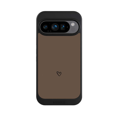 Google Pixel 9 Pro NIVOcore Herz Minimalistisch Braun