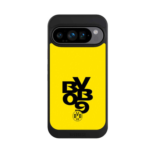 Google Pixel 9 Pro NIVOcore BVB09 Schwarz Gelb