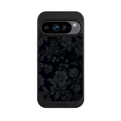 Google Pixel 9 Pro NIVOcore Dunkle Blumen Vintageoptik