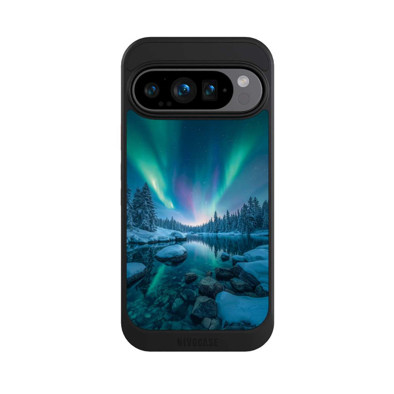 Pixel 9 Pro NIVOcore Aurores boréales Briller avec IA