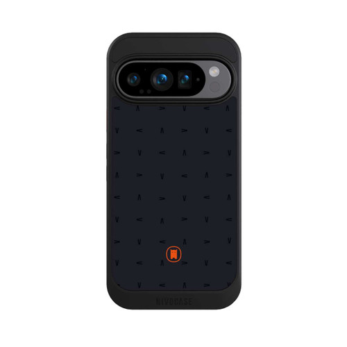 Google Pixel 9 Pro NIVOcore Nivocase Muster Dunkelgrau