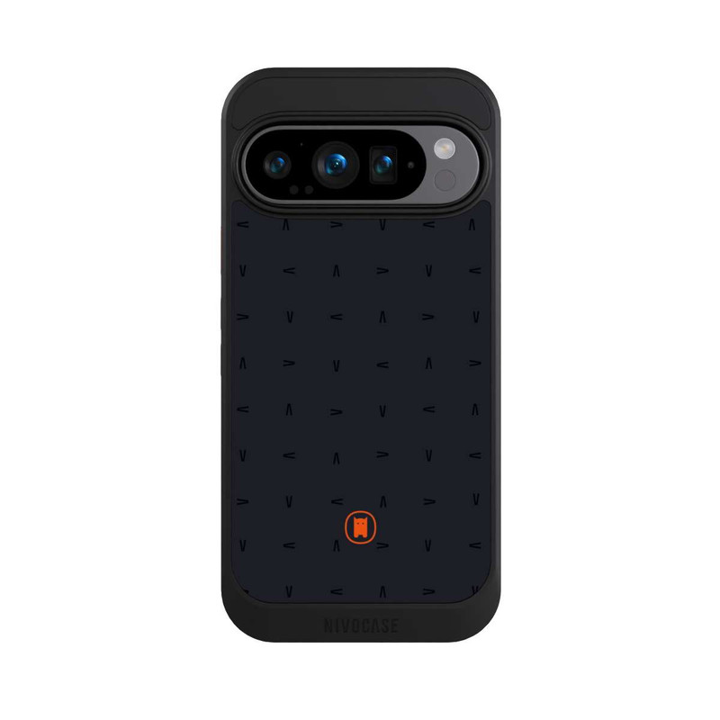 Pixel 9 Pro NIVOcore Nivocase Muster Dunkelgrau