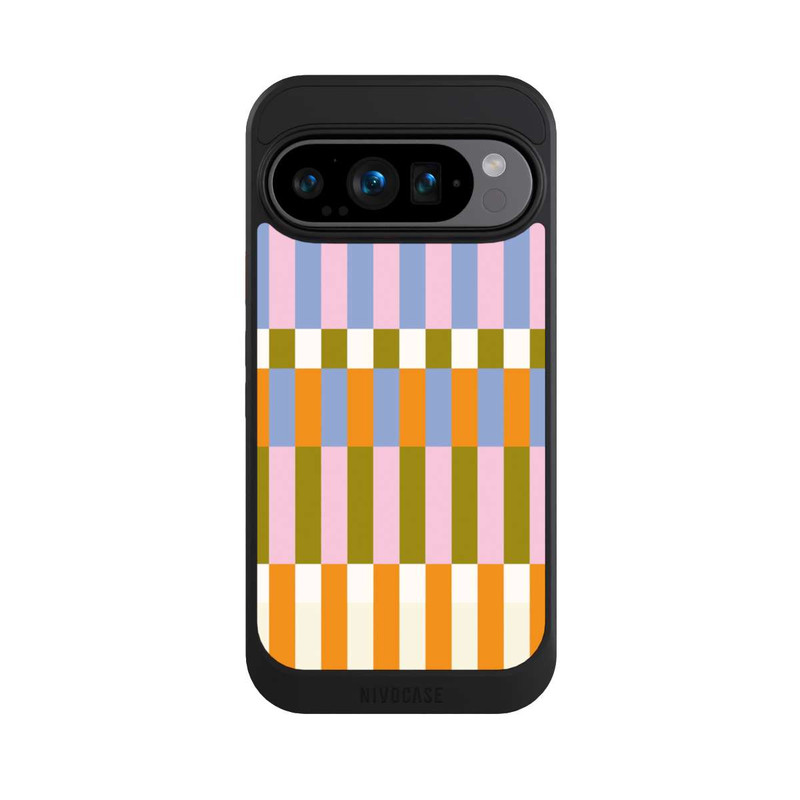 Pixel 9 Pro NIVOcore Thème à Carreaux Colorés et Audacieux