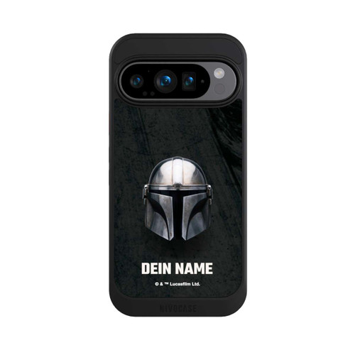 Google Pixel 9 Pro NIVOcore Star Wars Mandalorian Black Helmet Personalisierbar