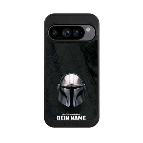 Google Pixel 9 Pro NIVOcore Star Wars Mandalorian Black Helmet personnalisable