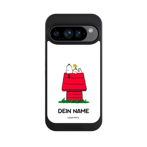 Google Pixel 9 Pro NIVOcore Snoopy and Woodstock Classic Personalisierbar