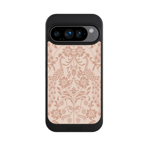 Google Pixel 9 Pro NIVOcore Vintage Peacock Garden Arts and Crafts Floral