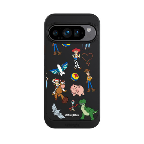 Google Pixel 9 Pro NIVOcore Toy Story 5 Hero Toys Pattern Transparent