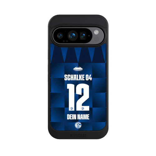 Google Pixel 9 Pro NIVOcore Schalke 04 Trikot Personalisierbar 26-27