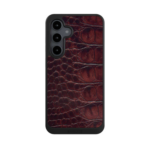 Samsung Galaxy S24 FE 5G NIVOcore Cuir de Crocodile