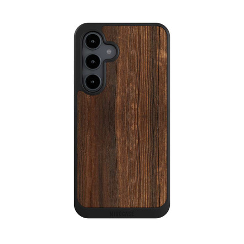 Samsung Galaxy S24 FE 5G NIVOcore Look Bois de Noyer