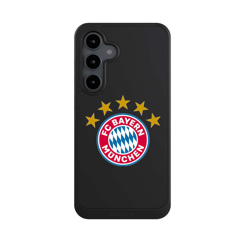 Galaxy S24 FE NIVOcore FCB Logo mit Sterne - ohne Hintergrund