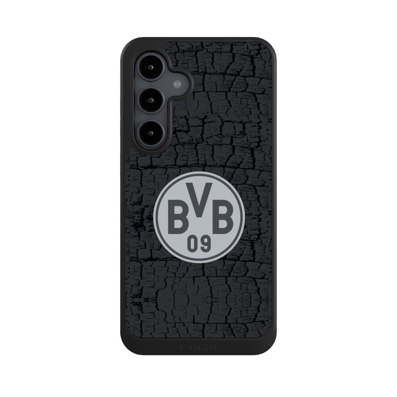 Galaxy S24 FE NIVOcore BVB Trikot Kohle und Stahl