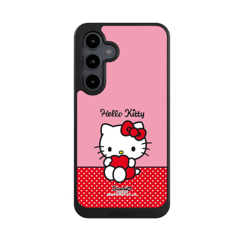 Samsung Galaxy S24 FE 5G NIVOcore Hello Kitty sitzend mit Herz
