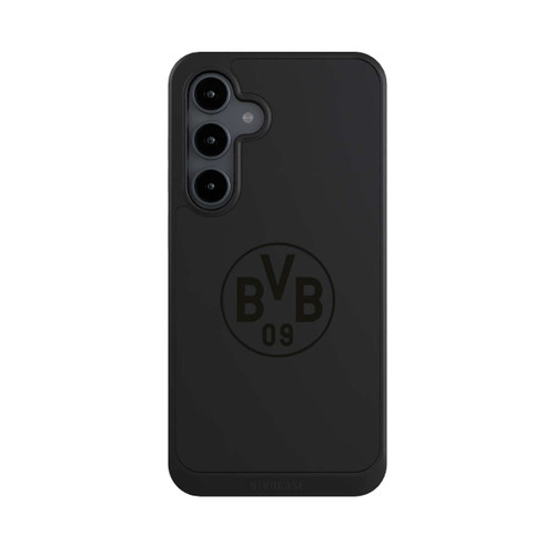 Samsung Galaxy S24 FE 5G NIVOcore BVB Logo Schwarz Transparent
