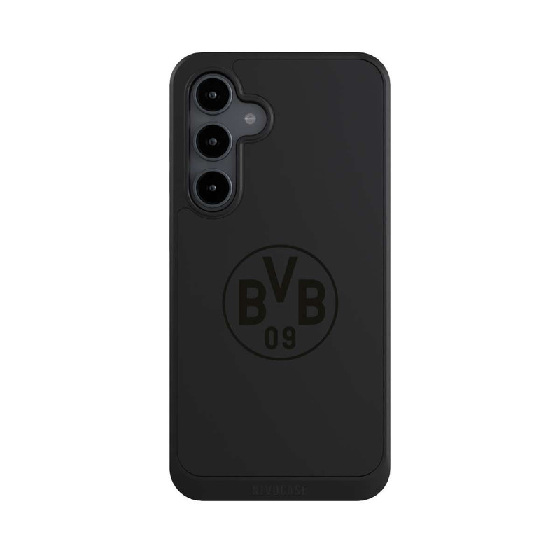 Galaxy S24 FE NIVOcore BVB Logo Schwarz Transparent