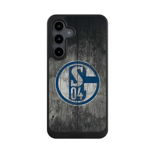 Samsung Galaxy S24 FE 5G NIVOcore Schalke 04 Holz Look