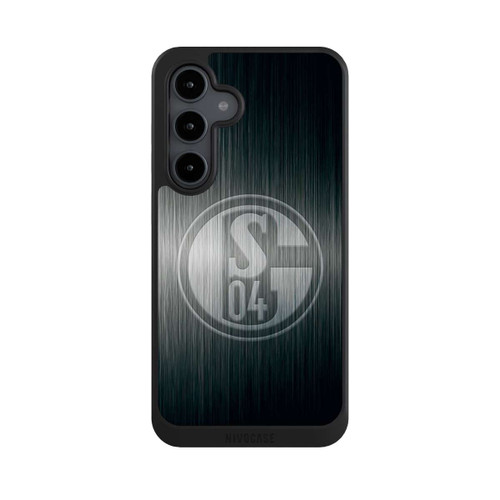 Samsung Galaxy S24 FE 5G NIVOcore Schalke 04 Metall Look