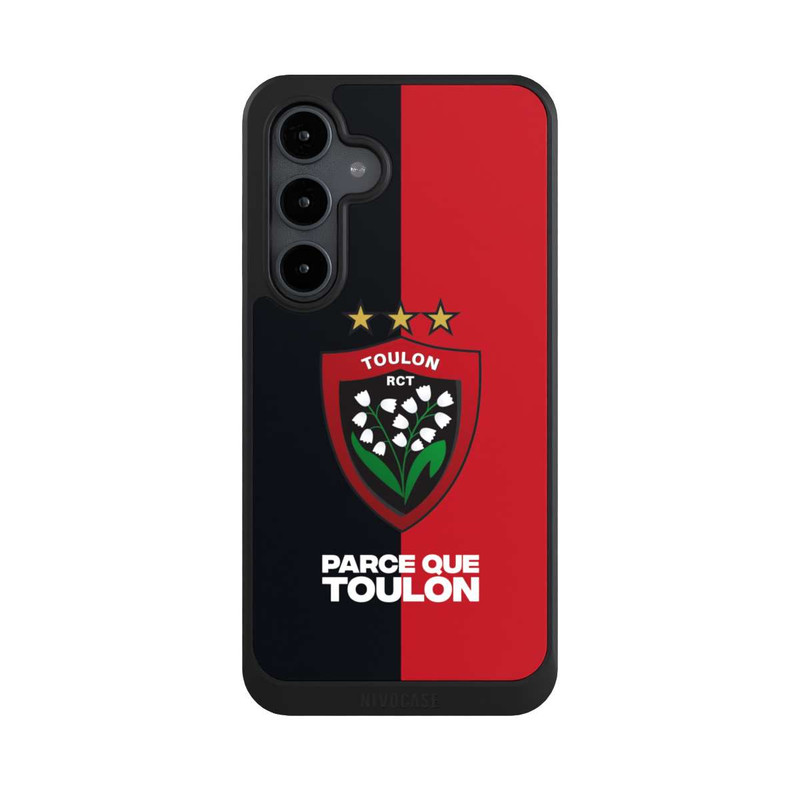 Galaxy S24 FE NIVOcore Logo Rot Schwarz RCT