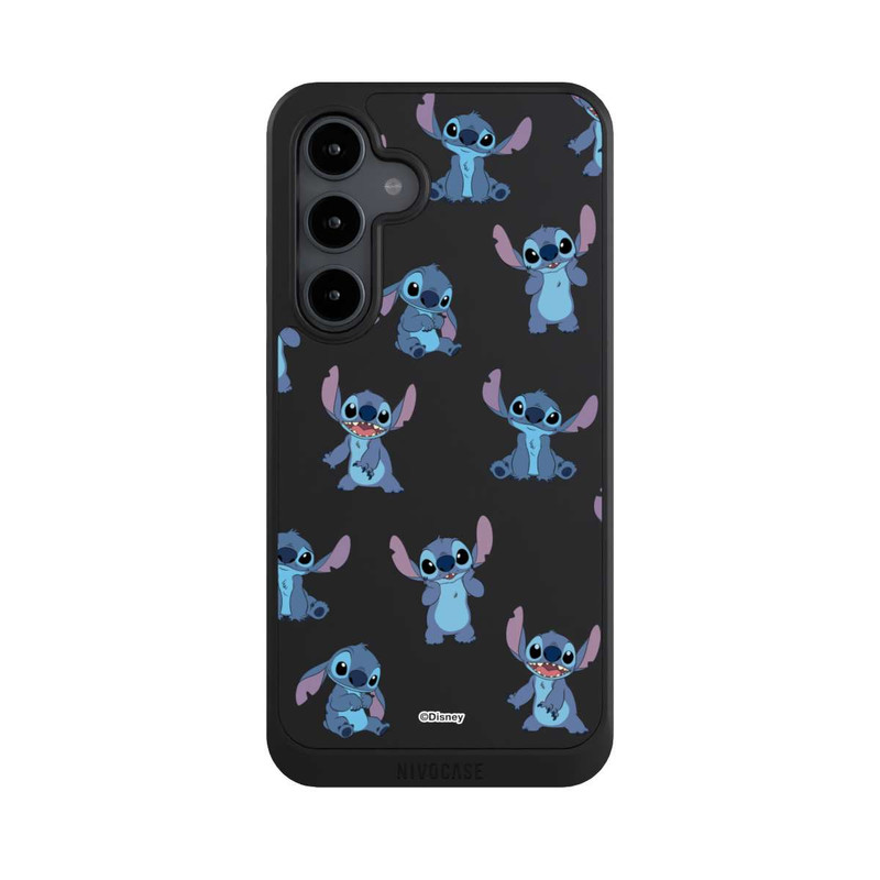 Galaxy S24 FE NIVOcore Stitch Faces Pattern Transparent