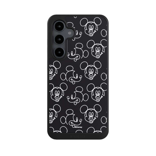 Samsung Galaxy S24 FE 5G NIVOcore Disney Mickey Faces Black Line Art Pattern