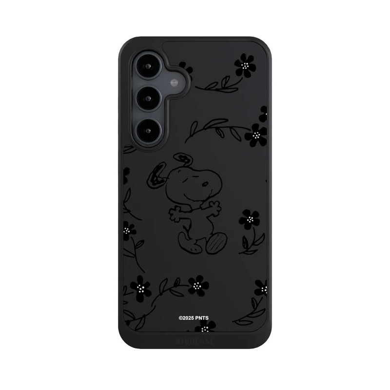 Galaxy S24 FE NIVOcore Snoopy und Flowers Transparent