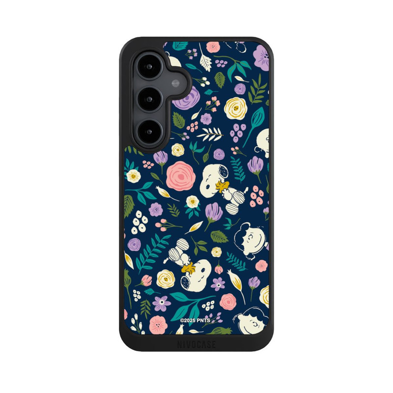 Galaxy S24 FE NIVOcore Peanuts Dark Flower Pattern