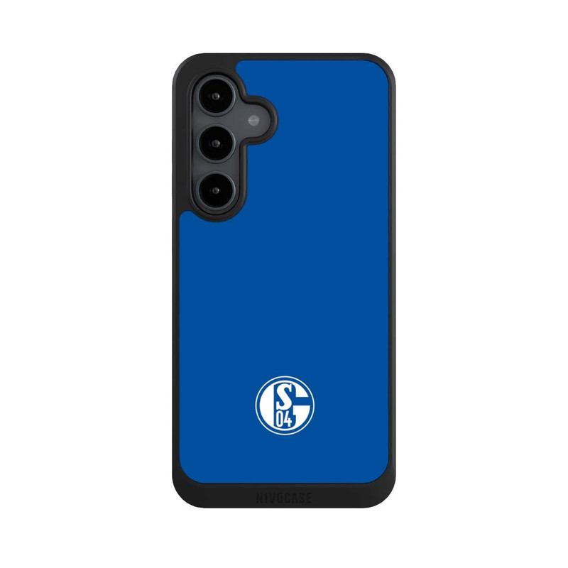 Galaxy S24 FE NIVOcore FC Schalke 04 Logo Blau