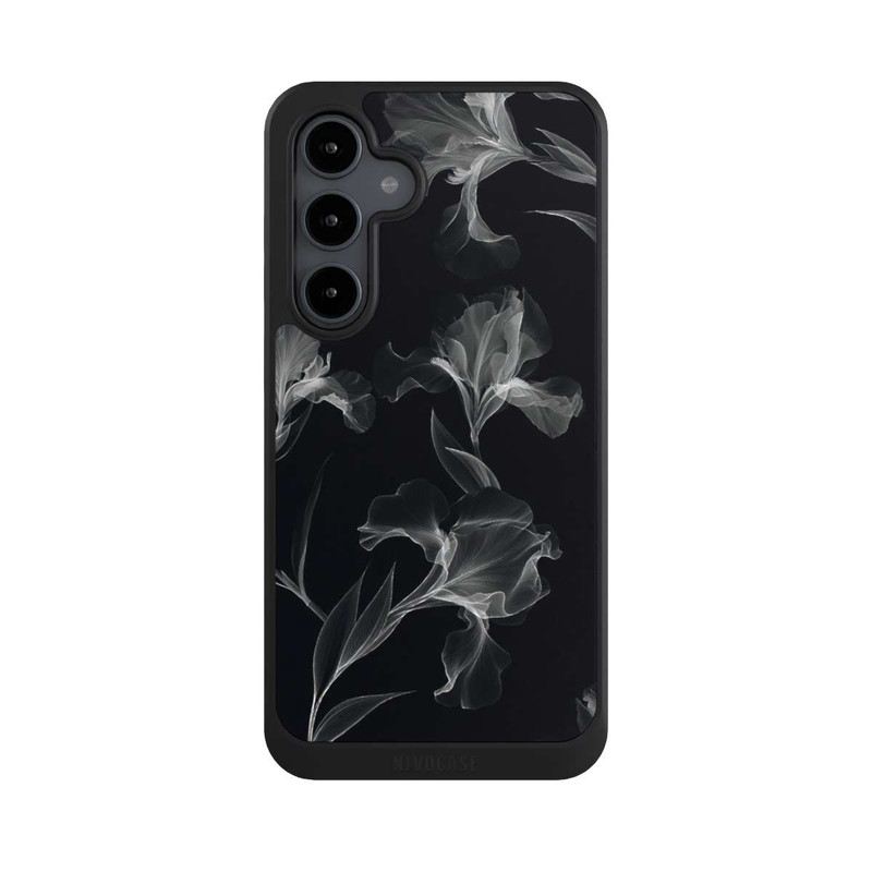 Galaxy S24 FE NIVOcore Fleurs en Noir et Blanc Radiographie