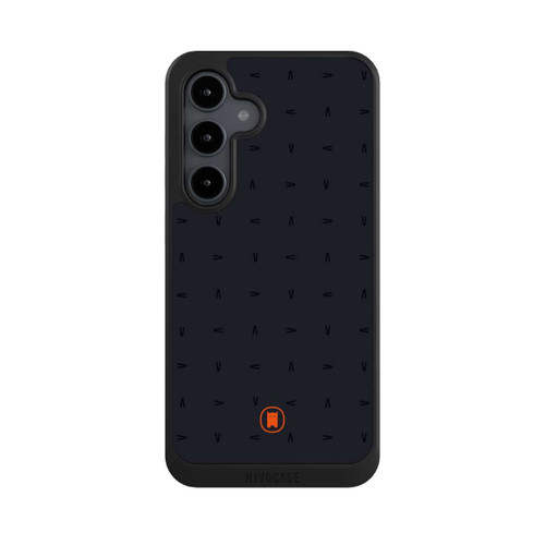 Samsung Galaxy S24 FE 5G NIVOcore Nivocase Muster Dunkelgrau