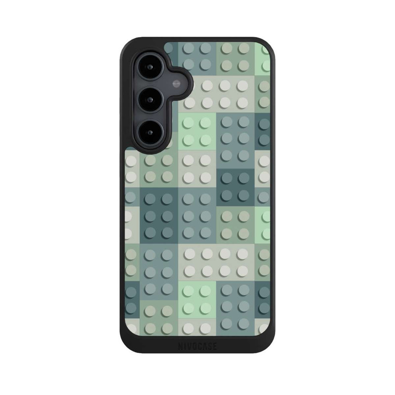 Galaxy S24 FE NIVOcore Modèle de blocs verts