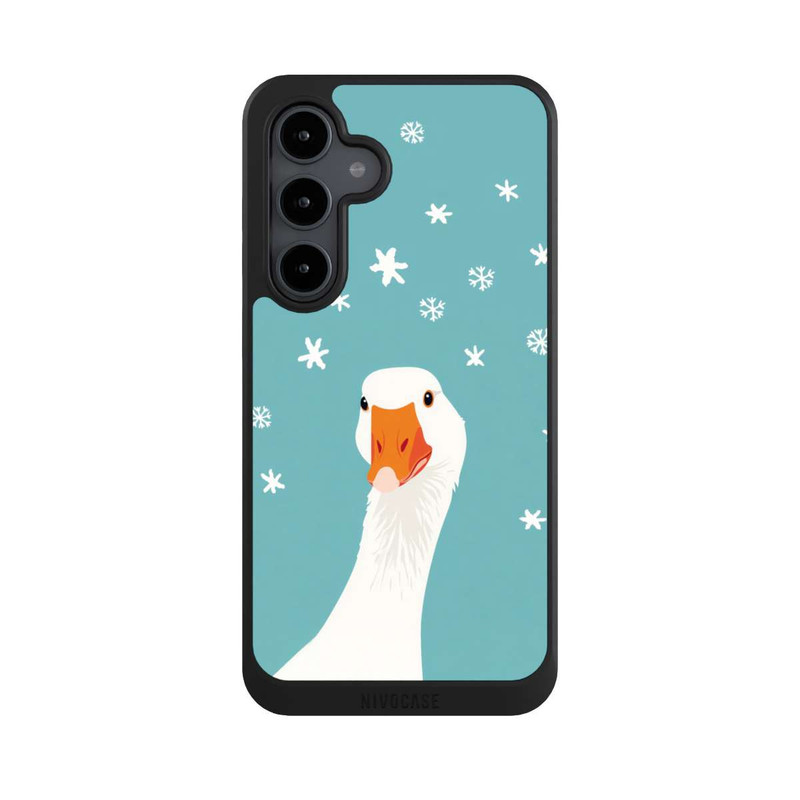 Galaxy S24 FE NIVOcore Funny Goose Stars Blue with AI