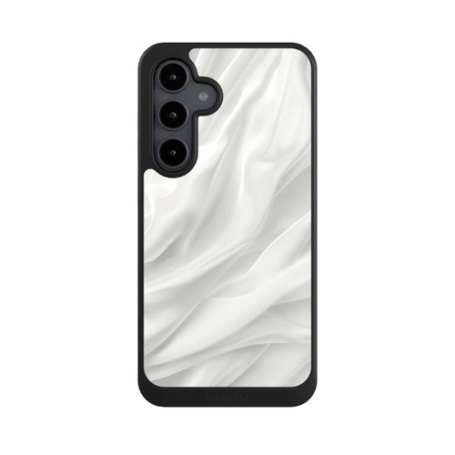 Samsung Galaxy S24 FE 5G NIVOcore Weiße Seidenmatte Textur mit KI