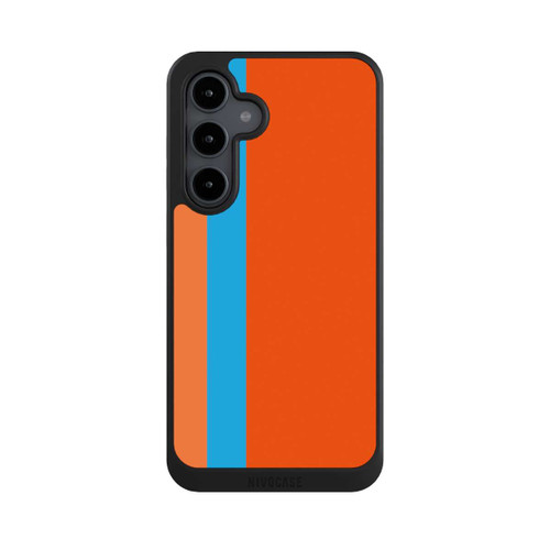 Samsung Galaxy S24 FE 5G NIVOcore Streifen Orange Blau