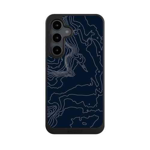 Samsung Galaxy S24 FE 5G NIVOcore Berg Höhenlinien Dunkel