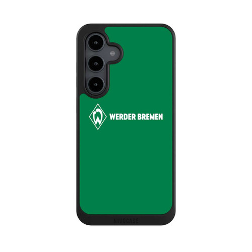 Samsung Galaxy S24 FE 5G NIVOcore Werder Bremen Schriftzug Raute Grün