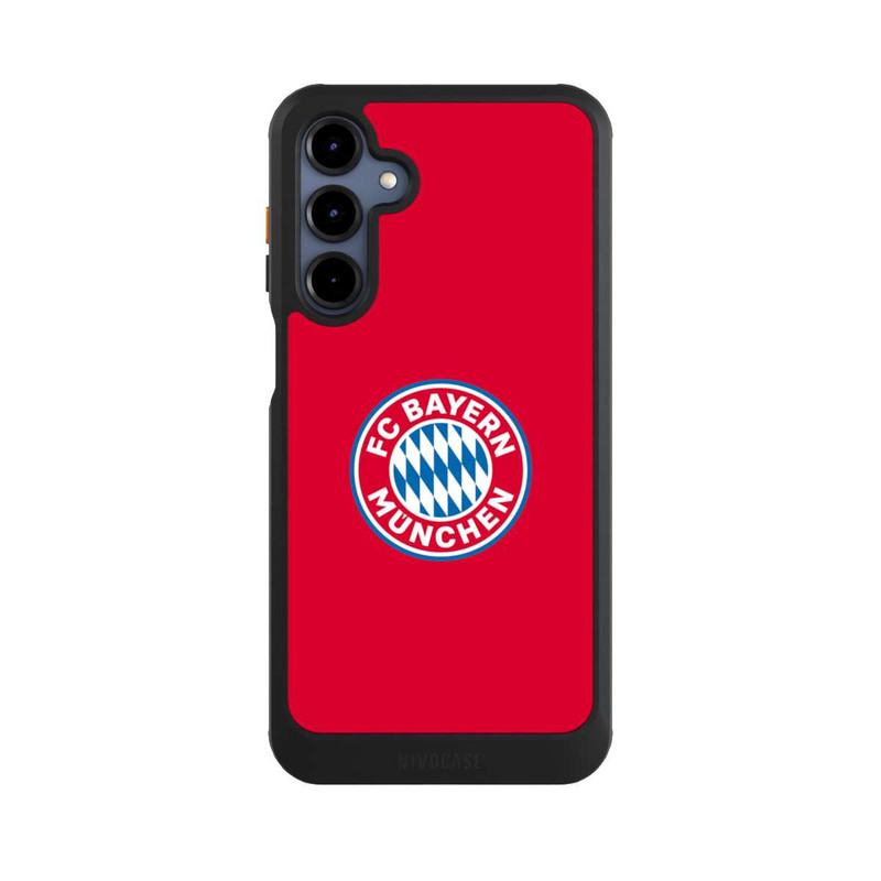Galaxy A16 5G NIVOcore FCB Logo auf Rot