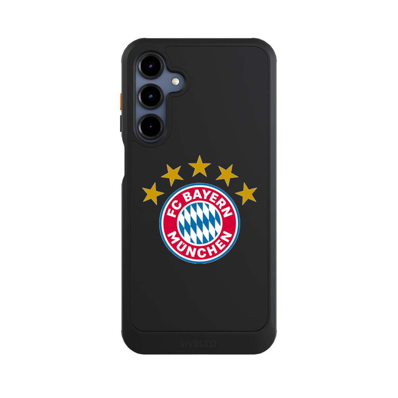 Galaxy A16 5G NIVOcore FCB Logo mit Sterne - ohne Hintergrund